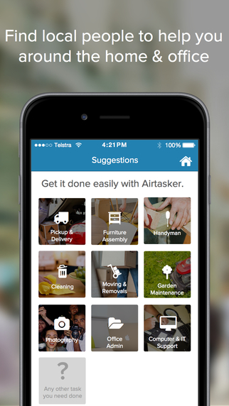 Get help in your home or office with Airtasker