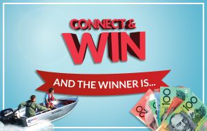 And the winner of a shiny new tinny or $10,000 shopping spree is...