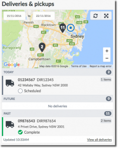 Delivery Tracking