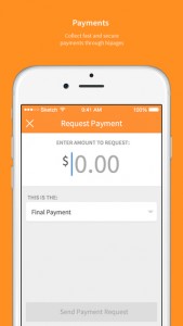 Request payments on hipages