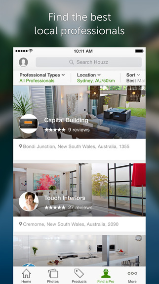 Find local professionals on Houzz