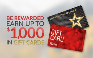 Online Order Rewards: Be Rewarded and Earn up to $1000 in Gift Cards