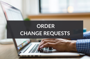 CSR Order Change Requests via CSR Connect